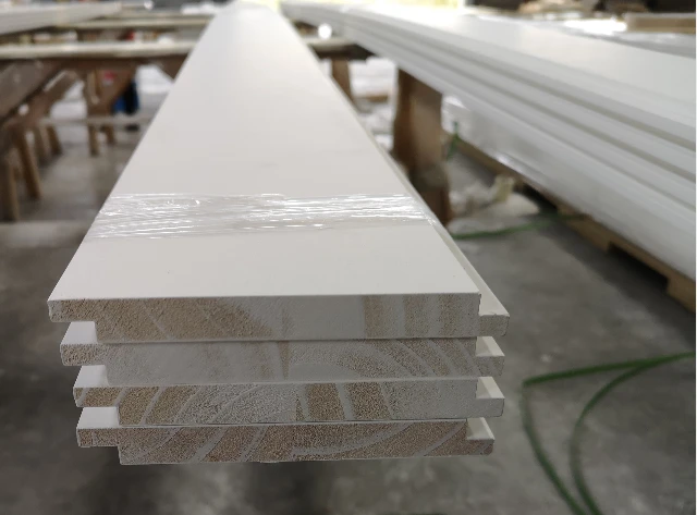 High Performance White Primed Wood Wall Panel