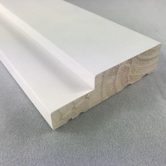 State Of The Art White Gesso Coated Wood Door Frames For Doors