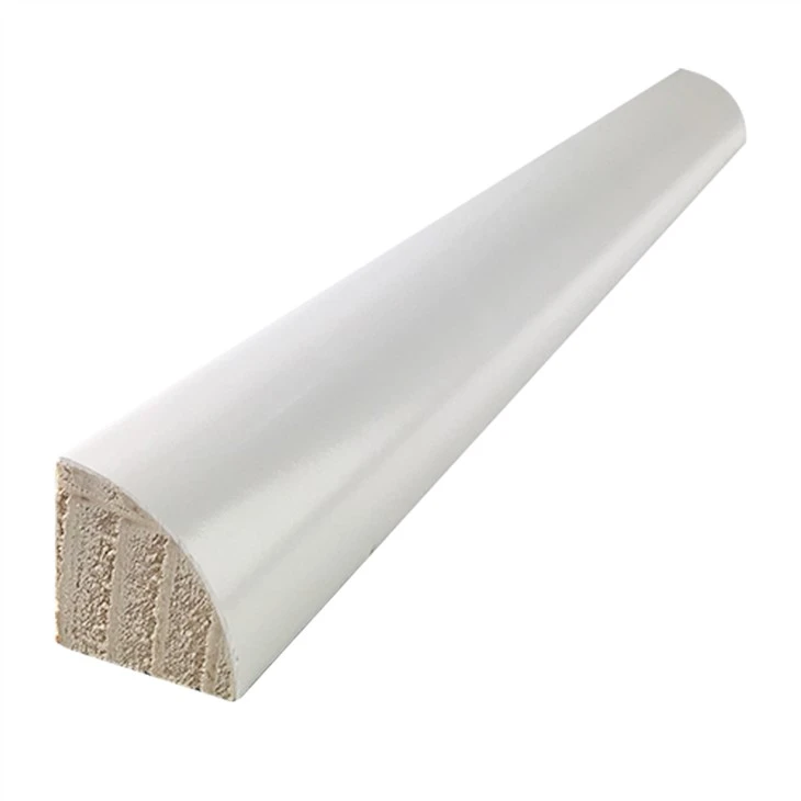 Small Wood Primed Quarter Round Moulding For Decoration